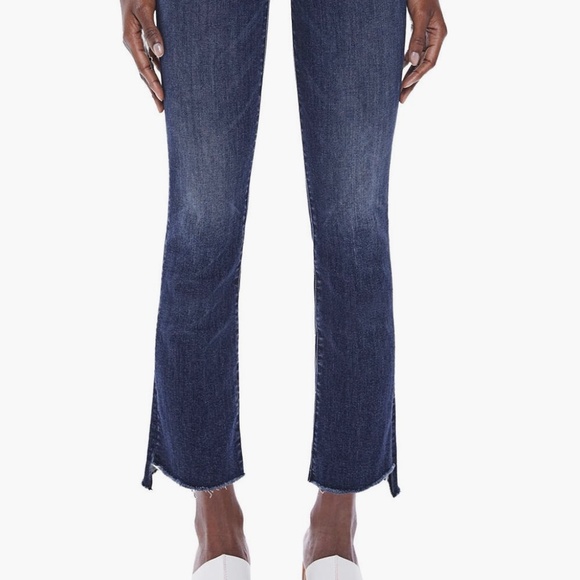 The Insider Step Hem Crop Bootcut Jeans MOTHER 28 NWT